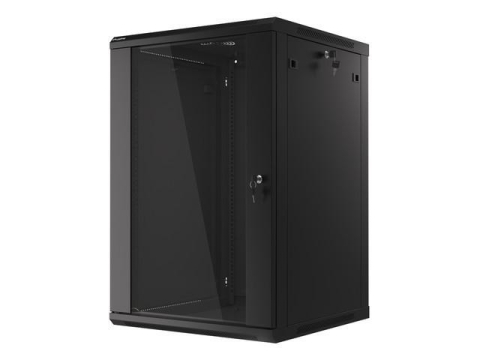 Rack perete Lanberg WF01-6622-10B 22U 600x600 negru [1]
