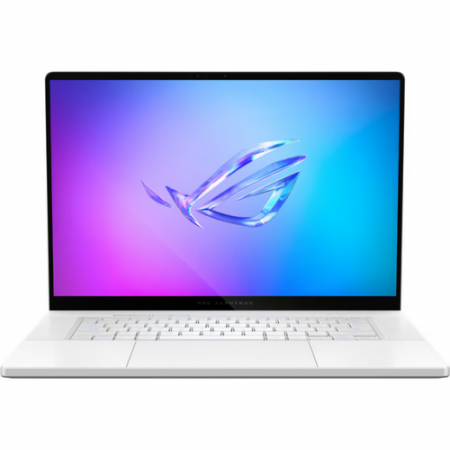 Sisteme gaming - Laptop ASUS ROG Zephyrus G16 (2024) GA605WI-QR080, AMD Ryzen AI 9 HX 370, 16inch, RAM 32GB, SSD 2TB, nVidia GeForce RTX 4070 8GB, No OS, Platinum White
