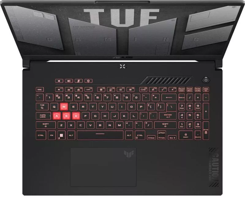 ASUS TUF Gaming A17 FA707NUG-HX156 AMD Ryzen 7 7445HS 17.3inch FHD 16GB DDR5 512GB PCIe NVMe M.2 SSD RTX 4050 DOS Mecha Gray [4]