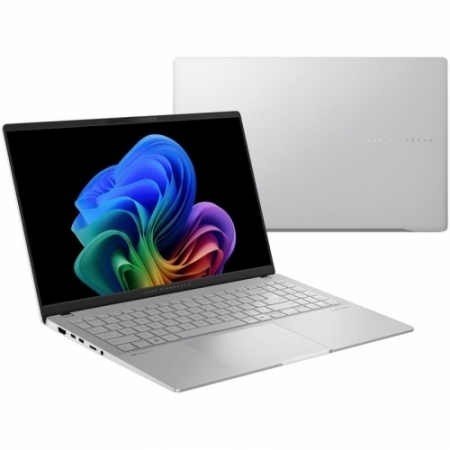 Laptop ASUS VivoBook S 15 OLED S5507QA-MA064X, Qualcomm Snapdragon X Elite X1E-78-100, 15.6inch, RAM 32GB, SSD 1TB, Qualcomm Adreno, Windows 11 Pro, Cool Silver [7]