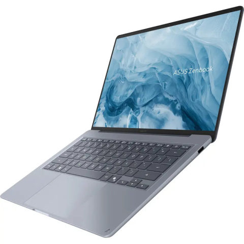 Laptop ASUS Zenbook 14 14 inch FHD OLED AMD Ryzen AI 7 345 24GB 512GB SSD Windows 11 Home Ceraluminum Arctic Blue [6]