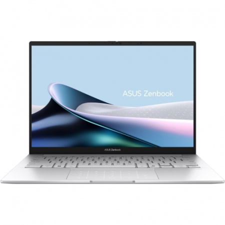 Laptopuri - Laptop ASUS Zenbook 14 OLED UX3405CA-PP070X, Intel Core Ultra 9 285H, 14 inch, RAM 32 GB, SSD 1 TB, Intel Arc 140T, Windows 11 Pro, Foggy Silver