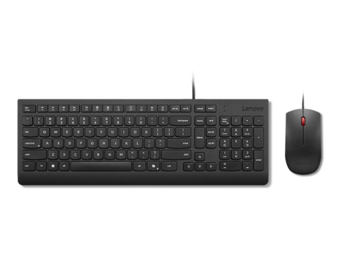 Periferice PC - Lenovo Essential Wired Combo - Set tastatură și mouse - USB - QWERTY - Română - negru
