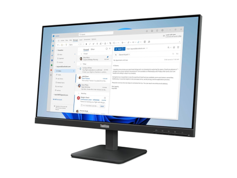 TV - Ecran LENOVO ThinkVision S24-4e, 23,8 inch, IPS WLED QHD, 250cd/m2, 4ms, HDMI, VGA