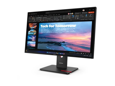 Monitoare LED - Lenovo ThinkVision T27qd-40 - Monitor LED - 27" - 2560 x 1440 QHD la 120 Hz - IPS - 350 cd/m² - 1500:1 - HDR10 - 4 ms - HDMI, DisplayPort, USB-C - negru eclipse