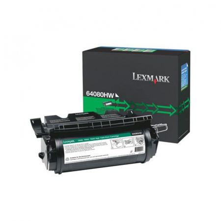 Cartus Toner - Cartus toner Lexmark Black Reconditioned cap. mare 64080HW