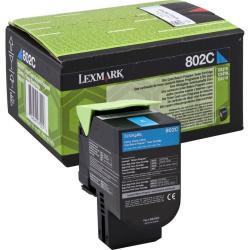 Consumabile imprimanta - Lexmark 80C20C0 - Cartus toner original, Cyan, Capacitate standard
