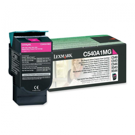 Lexmark - Cartus toner Lexmark Magenta Return Program C540A1MG