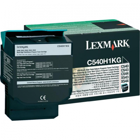 Lexmark - Cartus toner Lexmark Black Return Program cap. mare C540H1KG
