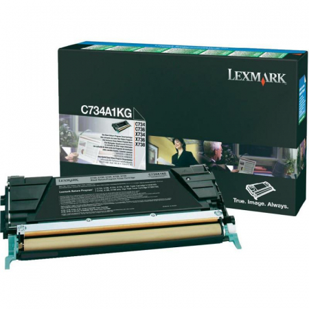 Lexmark - Cartus toner Lexmark Black Return Program C734A1KG