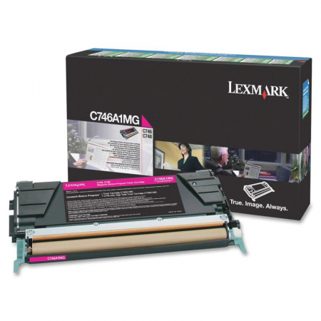 Lexmark - Cartus toner Lexmark Magenta Return Program C746A1MG