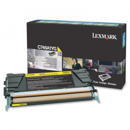 Lexmark - Cartus toner Lexmark Yellow Return Program C746A1YG