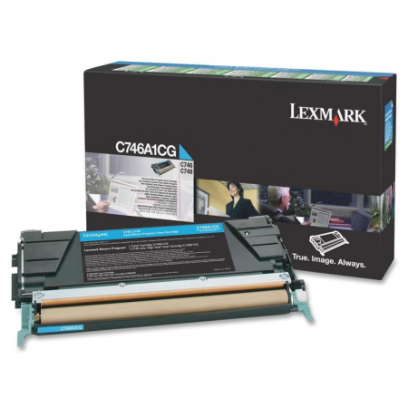 Îmi cunosc consumabilul - Cartus toner Lexmark Cyan C746A2CG