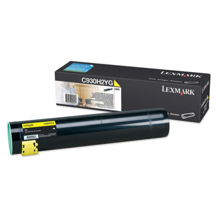 Cartuse & Tonere - Cartus toner Lexmark C930H2YG (C935), Galben (Yellow), original, 24.000 pagini