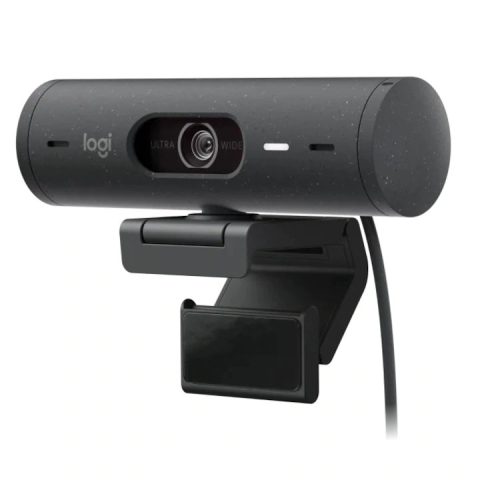 Web-cam-uri si sisteme videoconferinta - Webcam Logitech Brio 505 Full HD 1080p USB-C Grafit (960-001459) - LOGITECH