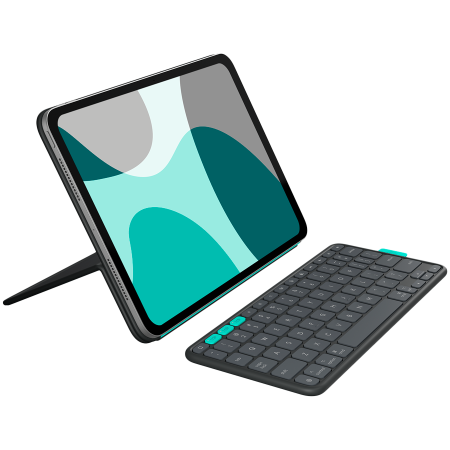 Accesorii - LOGITECH FLIP FOLIO - GRAPHITE - US - BT - INTNL-935OLD948 - IPAD PRO11&AIR11/5TH,PIZZA BOX