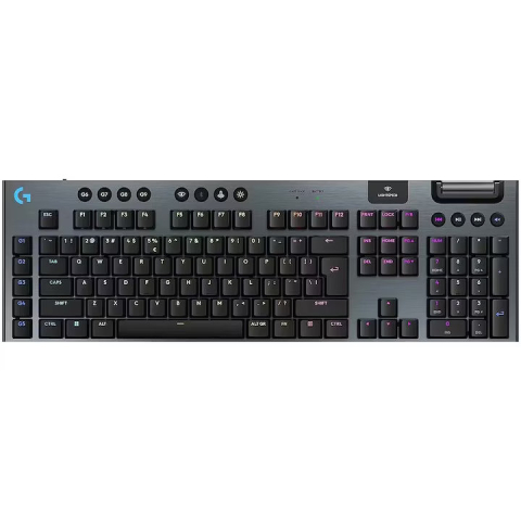 Periferice PC - Tastatura gaming wireless Logitech G915 X LIGHTSPEED Negru US Layout (920-012709) - LOGITECH