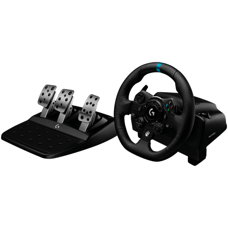 Gamepad-uri & Joystick-uri - LOGITECH G923 Racing Wheel and Pedals - PC/PS - BLACK - USB