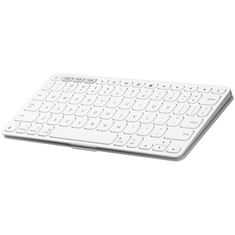 LOGITECH Keyboard LOGITECH Keys-To-Go 2, Portable, 18mm-pitch key, 1mm-travel scissor keys, Pale Grey for iPad, 8-pk [2]