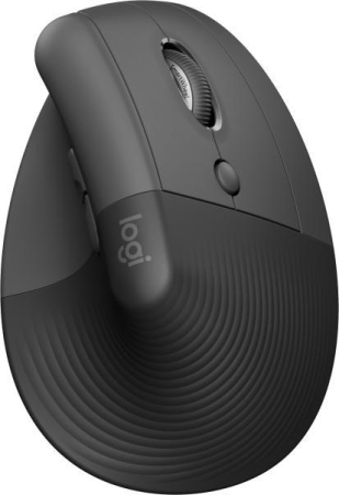 Mouse - Mouse ergonomic vertical Logitech Lift for Business wireless Bluetooth + USB Bolt, 6 butoane, grafit
