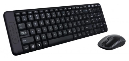 Set Tastatură și Mouse Wireless Logitech MK220, Compact, 2.4GHz, Layout US, USB Receiver – 920-003161 [1]