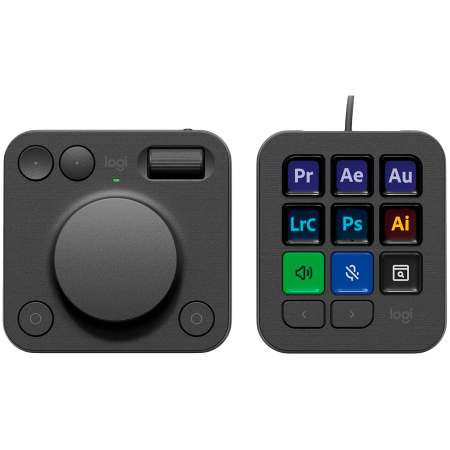 Periferice & Accesorii - LOGITECH MX Creative Console - GRAPHITE - 2.4G/BT/corded - EMEA28i-935 - EMEA+CN