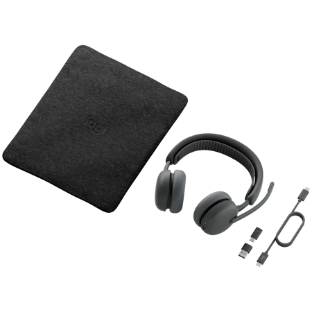LOGITECH Zone Wireless 2 ES for B - HEADSET - GRAPHITE - BT/CORDED - EMEA28i-935 - A00197,TEAMS [5]