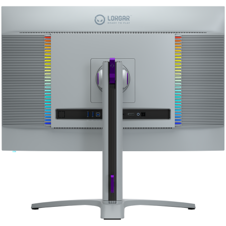 LORGAR 27MP1, UHD MiniLED Gaming Monitor Pro, 27'' (3840*2160) fast IPS flat monitor, black/milky grey [4]