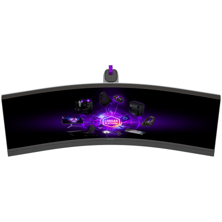 LORGAR 34MP1, UWQHD MiniLED Gaming Monitor Pro, 34'' (3440*1440) VA curved monitor, black/milky grey [8]