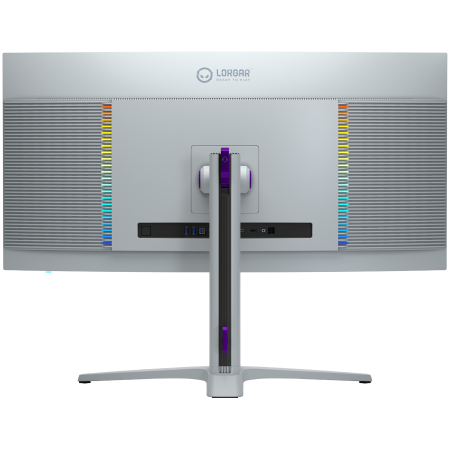 LORGAR 34MP1, UWQHD MiniLED Gaming Monitor Pro, 34'' (3440*1440) VA curved monitor, black/milky grey [4]