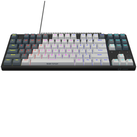 LORGAR Azar 514TKL, Wired RGB mechanical gaming keyboard, white, EN layout [3]