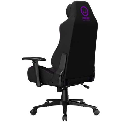 LORGAR CHA41, Ergonomic Gaming Chair Advanced, premium anti-stain fabric, Black/purple [6]