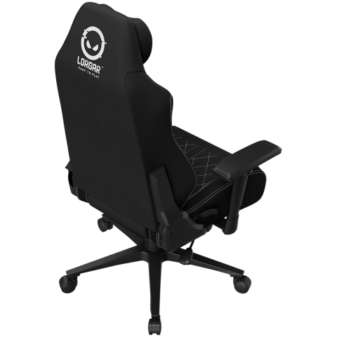 LORGAR CHA41, Ergonomic Gaming Chair Advanced, premium anti-stain fabric, Black/white [10]