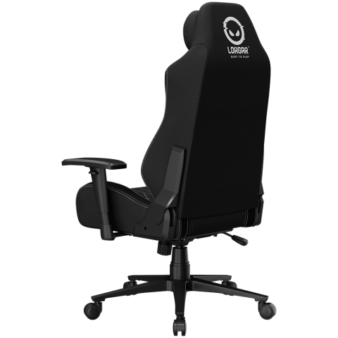 LORGAR CHA41, Ergonomic Gaming Chair Advanced, premium anti-stain fabric, Black/white [6]