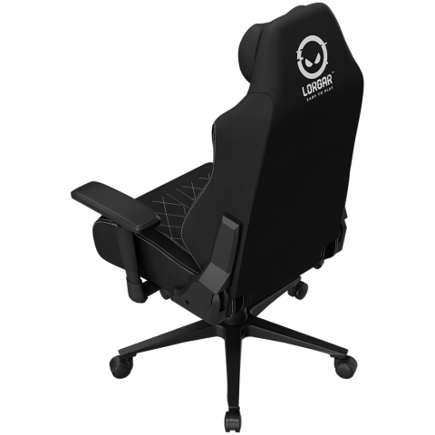 LORGAR CHA41, Ergonomic Gaming Chair Advanced, premium anti-stain fabric, Black/white [7]