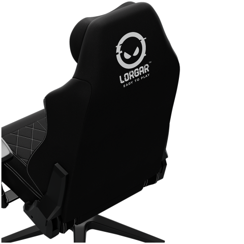LORGAR CHA41, Ergonomic Gaming Chair Advanced, premium anti-stain fabric, Black/white [19]
