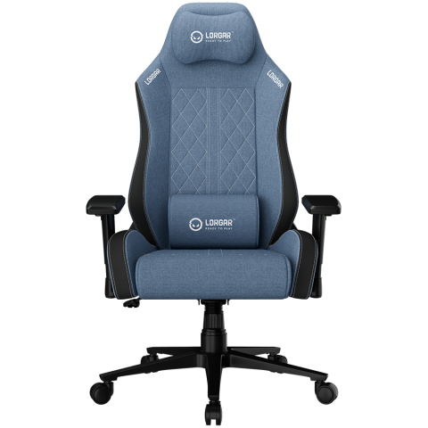 Jocuri si multimedia - LORGAR CHA41, Ergonomic Gaming Chair Advanced, premium anti-stain fabric, Blue