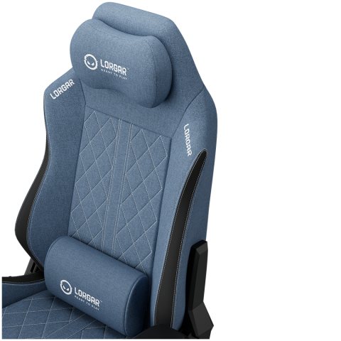LORGAR CHA41, Ergonomic Gaming Chair Advanced, premium anti-stain fabric, Blue [18]