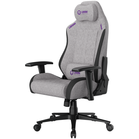 LORGAR CHA41, Ergonomic Gaming Chair Advanced, premium anti-stain fabric, Grey [14]