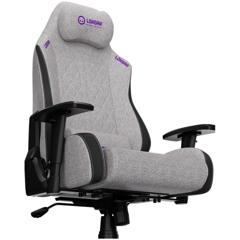 LORGAR CHA41, Ergonomic Gaming Chair Advanced, premium anti-stain fabric, Grey [16]