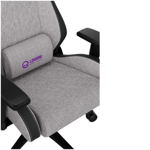 LORGAR CHA41, Ergonomic Gaming Chair Advanced, premium anti-stain fabric, Grey [17]