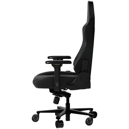 LORGAR Embrace 533, Gaming chair, PU eco-leather, 1.8 mm metal frame, multiblock mechanism, 4D armrests, 5 Star aluminium base, Class-4 gas lift, 75mm PU casters, Black [2]