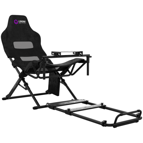 Joystick, Volan, Gamepad - LORGAR FLEX RAF1, Sim Racing Cockpit Advanced, Foldable, 150x72x113 cm-playing, 38x72x126cm-folded, Black