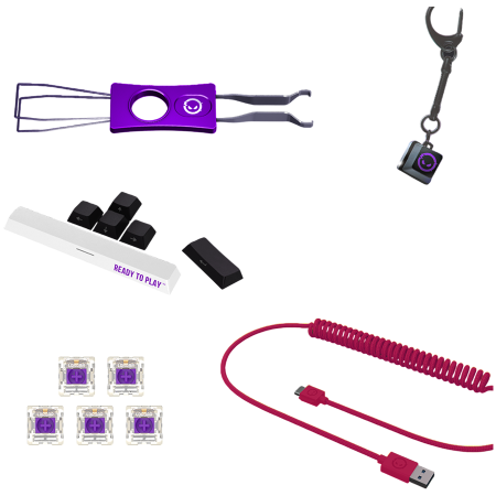 LORGAR KBP70MW, Wireless 65% Mechanical Gaming Keyboard Pro, Black/red, EN layout [10]