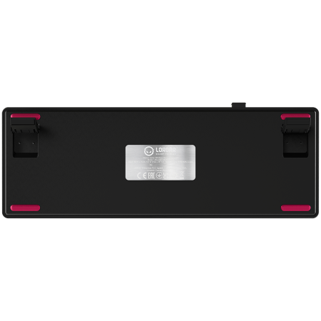 LORGAR KBP70MW, Wireless 65% Mechanical Gaming Keyboard Pro, Black/red, EN layout [8]