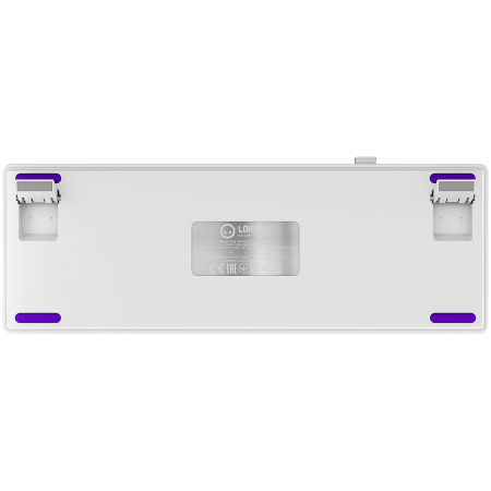 LORGAR KBP70MW, Wireless 65% Mechanical Gaming Keyboard Pro, White, EN layout [8]