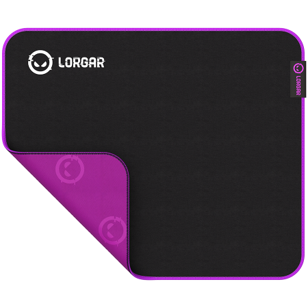 Lorgar Main 313, Gaming mouse pad, High-speed surface, Purple anti-slip rubber base, size: 360mm x 300mm x 3mm, weight 0.195kg [1]