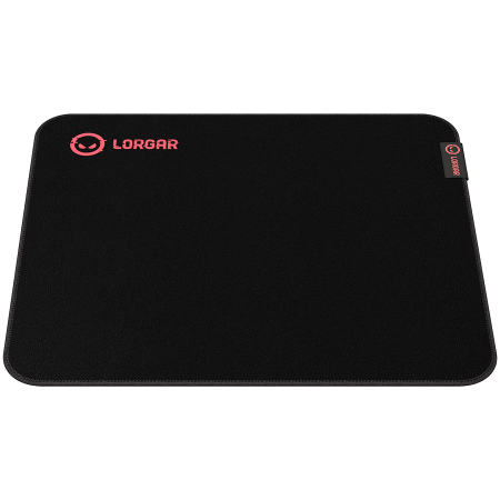 Lorgar Main 323, Gaming mouse pad, Precise control surface, Red anti-slip rubber base, size: 360mm x 300mm x 3mm, weight 0.21kg [3]