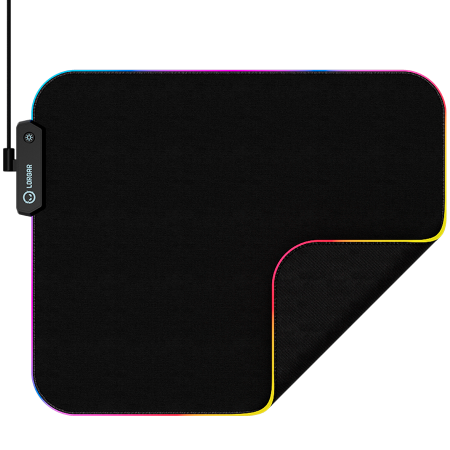 Lorgar Steller 913, Gaming mouse pad, High-speed surface, anti-slip rubber base, RGB backlight, USB connection, Lorgar WP Gameware support, size: 360mm x 300mm x 3mm, weight 0.250kg [2]