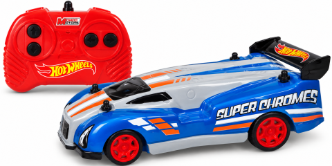 Masinuta cu telecomanda Hot Wheels Race Team 1:28 Albastru - MONDO [2]
